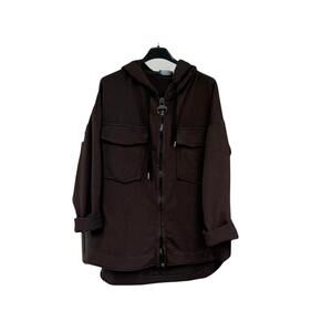 NEW MARISIMA women's hoodie zip up top in cocoa